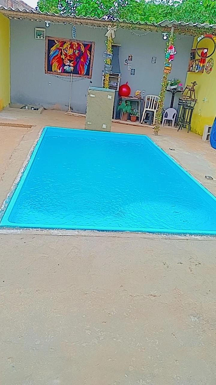 Piscina residencial instalada